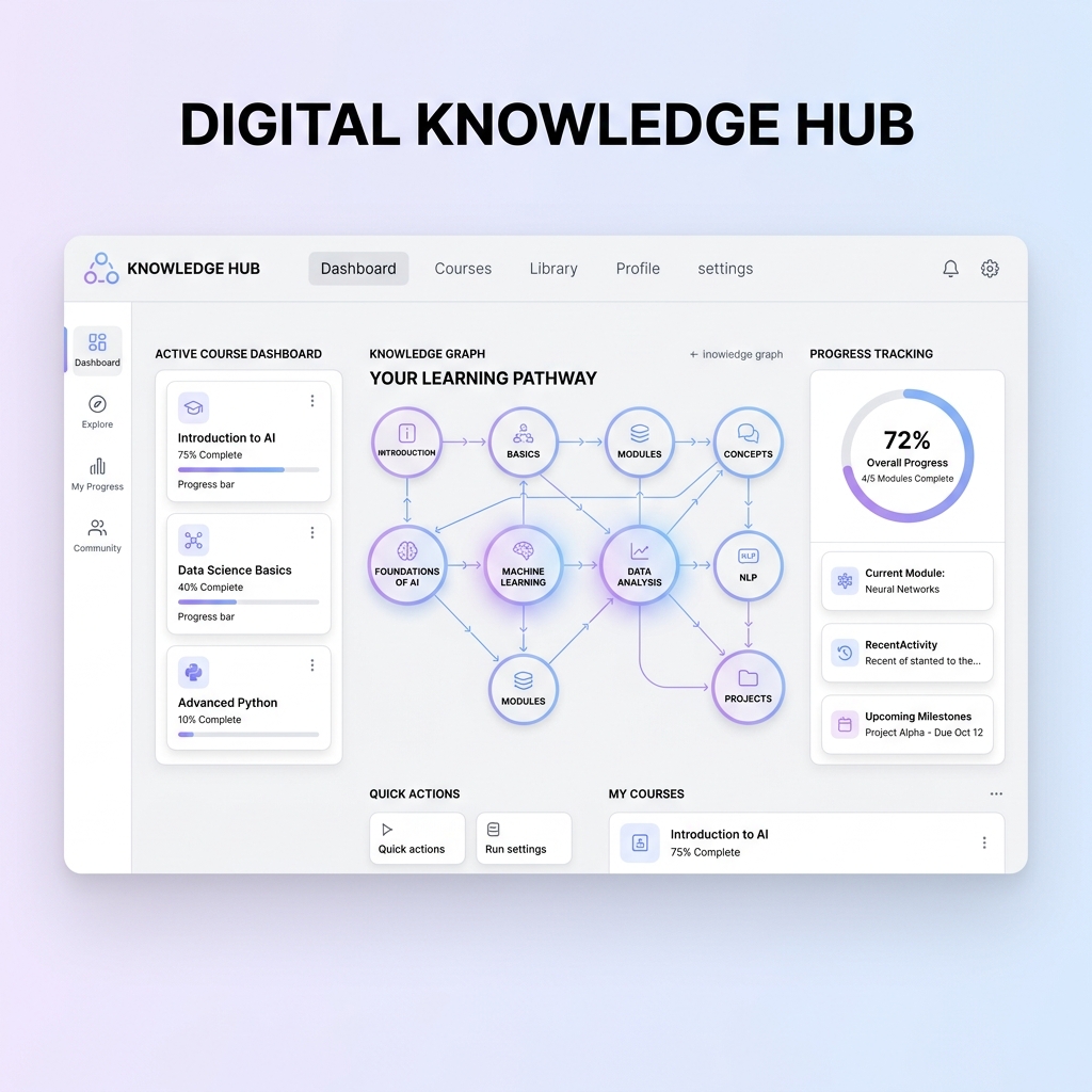Xaylon Labs Digital Learning Interface Mockup