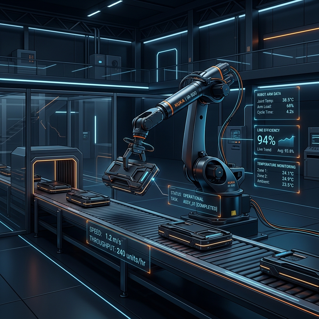 Xaylon Labs Industrial Automation Illustration